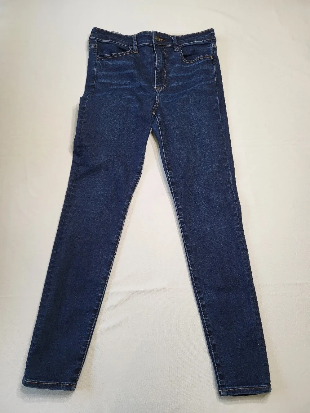 American Eagle Outfitters Women's 10 Dark Wash Next Level Stretch Skinny Jeans